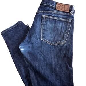 Mens Double RRL Ralph Lauren jeans 2010 red line selvedge USA 100% Cotton 33-30